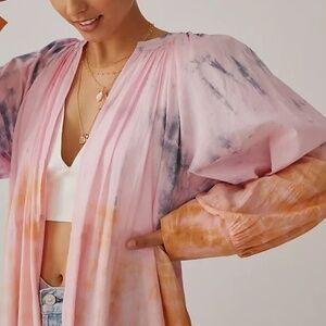 Tie Dye Kimono Duster